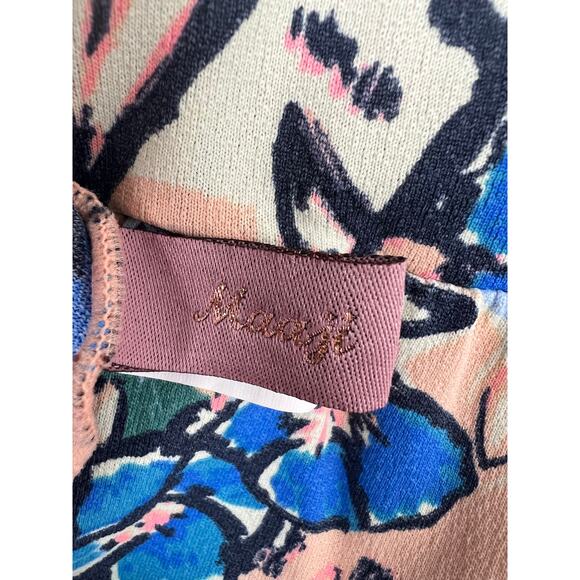 Maaji Swim Cover Up in Blue Crush Flowers Pattern Girls 14 - Picture 6 of 7